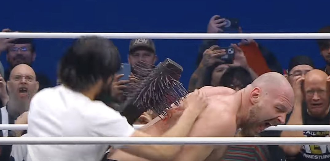 AEW Moxley vs Cop