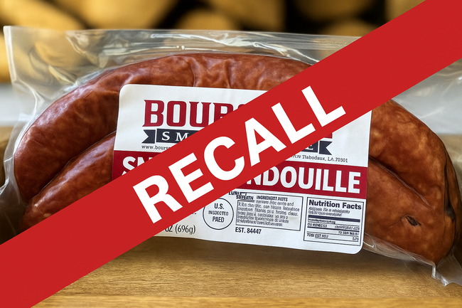 Recall, sausage, food recall