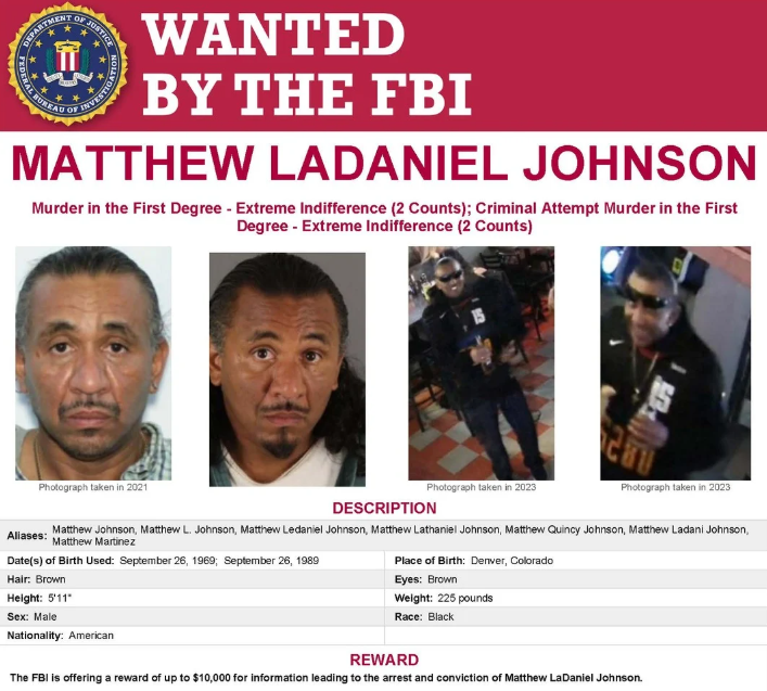 FBI Issues Warrant and Reward