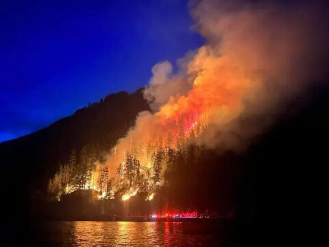 Bear Gulch Fire, BLM, Washington, CBP