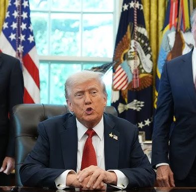 Trump in Oval Office Threatening Insurrection Act