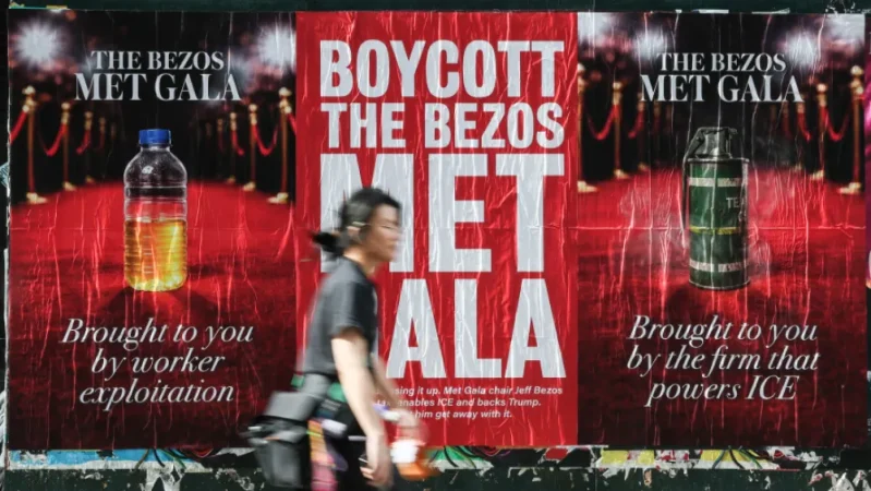 Boycott, Bezos Met Gala,